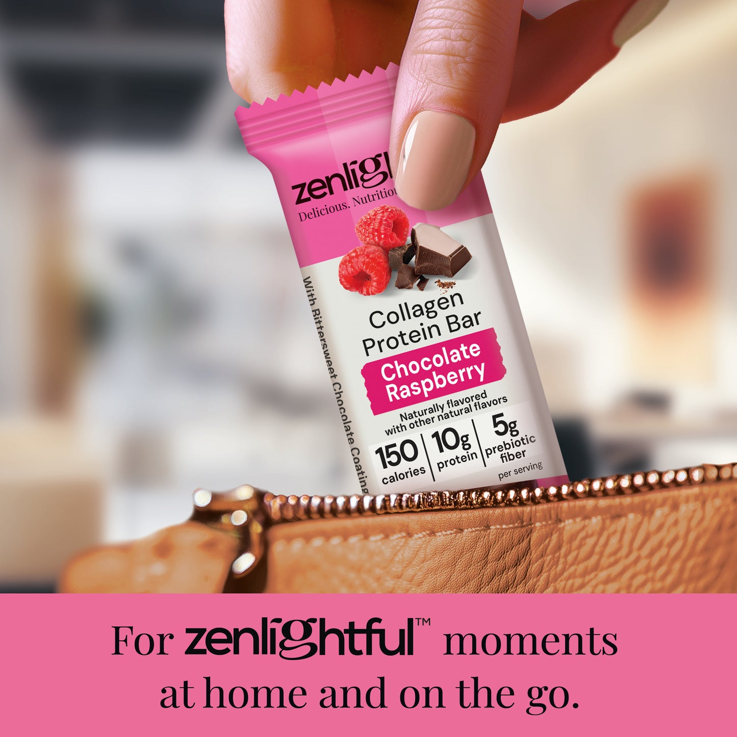 Chocolate Raspberry Collage Protein Bars - Zenlightful